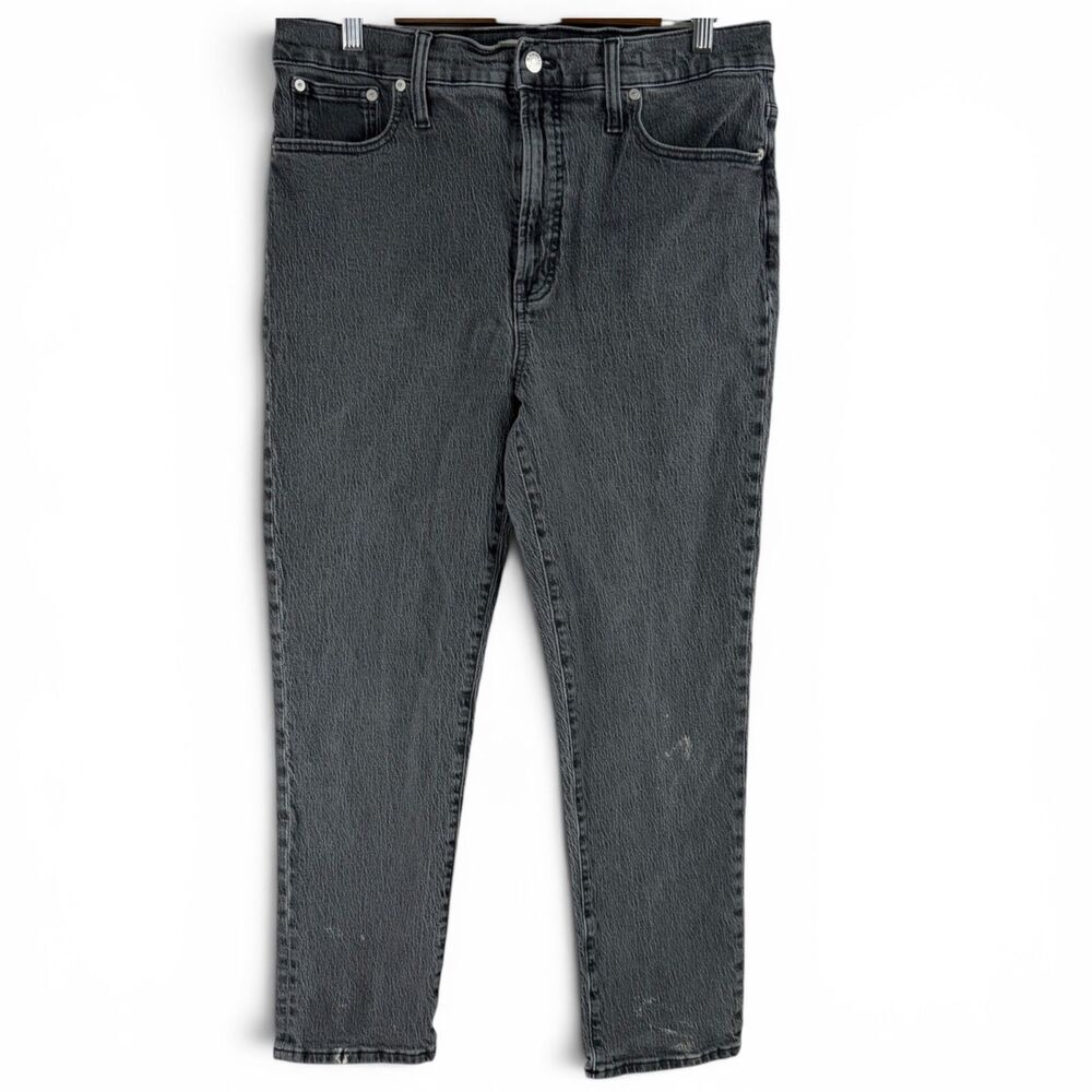 Madewell Perfect Vintage Jean Womans 31x27 (34x27 ACTUAL) Faded Black Stretch